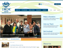 Tablet Screenshot of larche-gwdc.org
